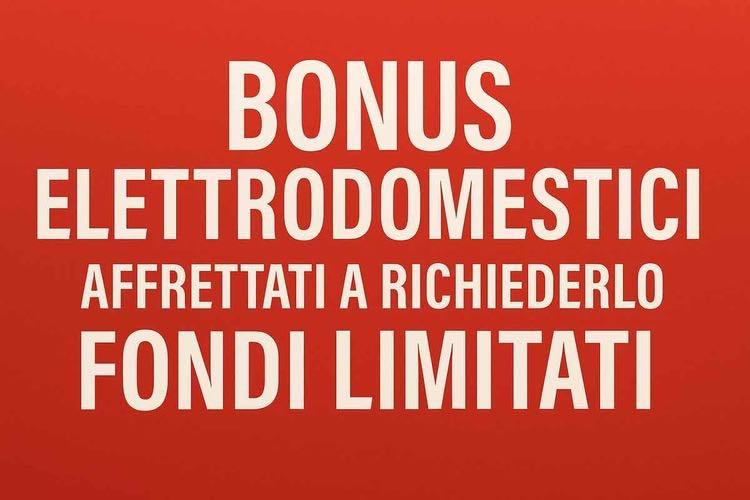 Come avere il bonus elettrodomestici